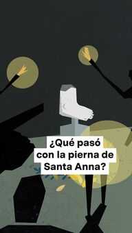 Foto: Santa Anna Y el Funeral de su Pierna