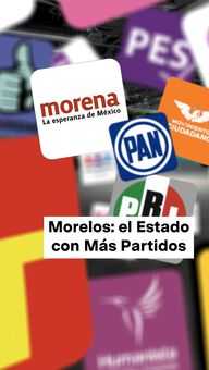 Estado de Morelos con más partidos