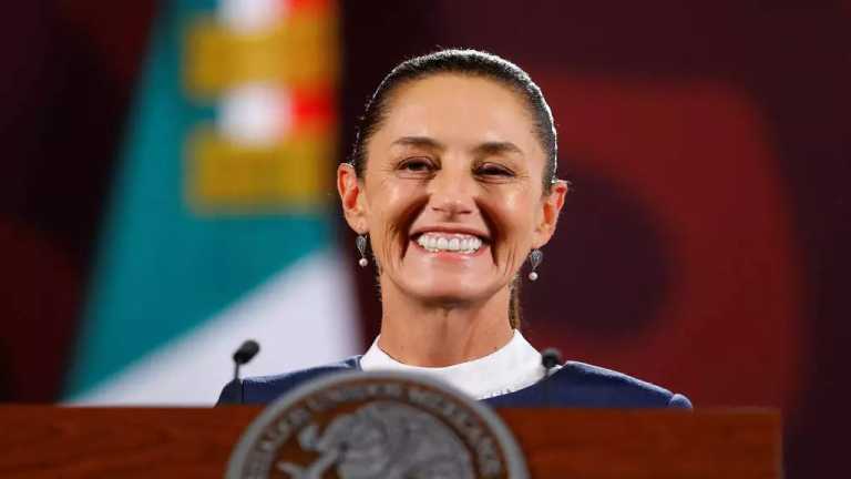 Claudia Sheinbaum, virtual presidenta electa, habló con la prensa sobre su reunión con el presidente Andrés Manuel López Obrador en Palacio Nacional; adelantó que nombrará gabinete la próxima semana