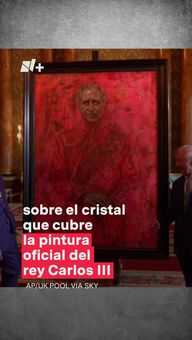 Vandalizan Retrato Oficial del Rey Carlos III con Personaje Animado