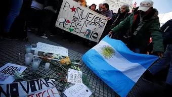 Manifestante Muere en Buenos Aires, Argentina