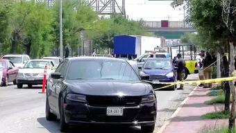 Foto: Asesinato de un Automovilista en Medio del Tráfico, en Monterrey