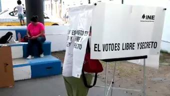 Foto: Familias Enteras Tratan de Votar en Central de Autobuses de Tampico, Tamaulipas