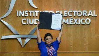 Foto: Clara Brugada Recibe Constancia de Mayoría como Jefa de Gobierno Electa de la CDMX