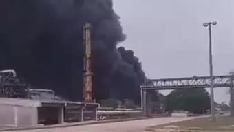 Foto: Se Registra Explosión en Complejo Petroquímico de Nuevo Pemex en Chiapas