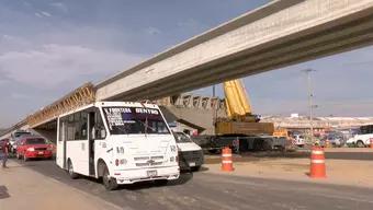 Avances en Obras del Distribuidor Vial de la Central de Abasto