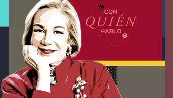 Guadalupe Loaeza con quien hablo